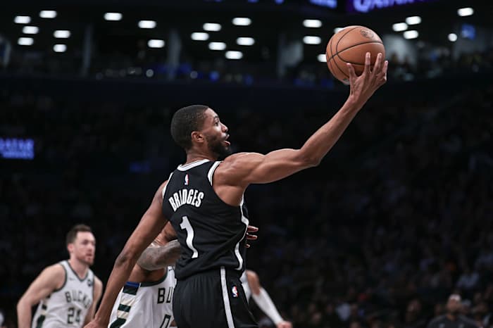 Brooklyn Nets forward Mikal Bridges